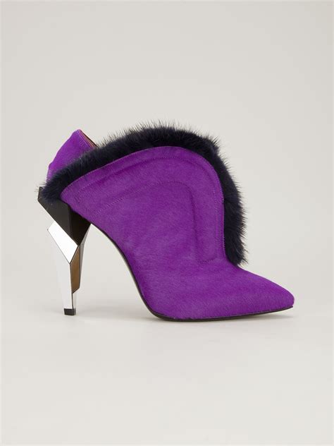 fendi purple shoes|Fendi ladies shoes.